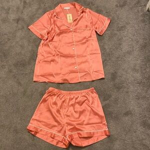 Cute Coral Pj Set